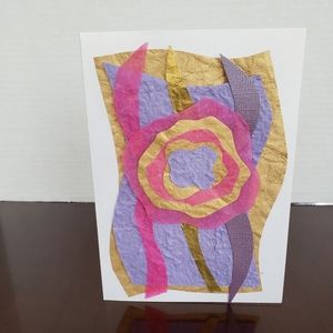Handmade art card - Focus
